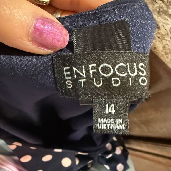 Enfocus Studio Blue Sundress - Picture 9 of 14